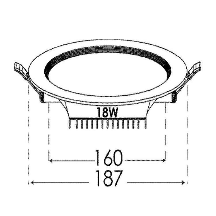 هالوژن 18 وات والا نور