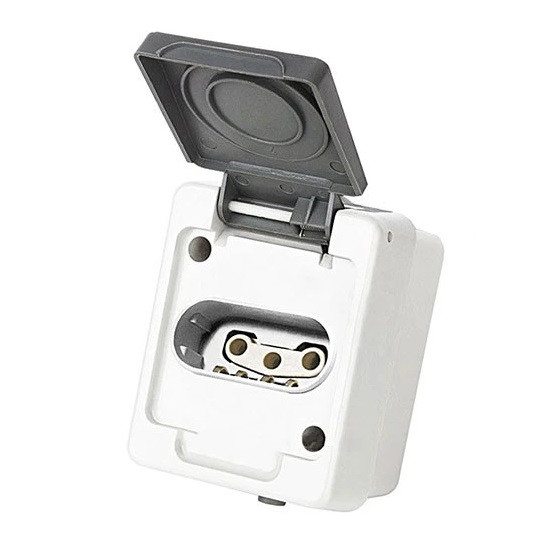 پریز رو کار سه فاز بارانی مدل برکه پارت الکتریک