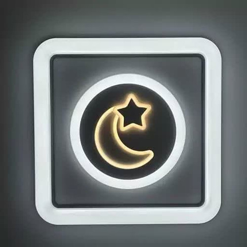 چراغ سقفی مربع ماه و ستاره