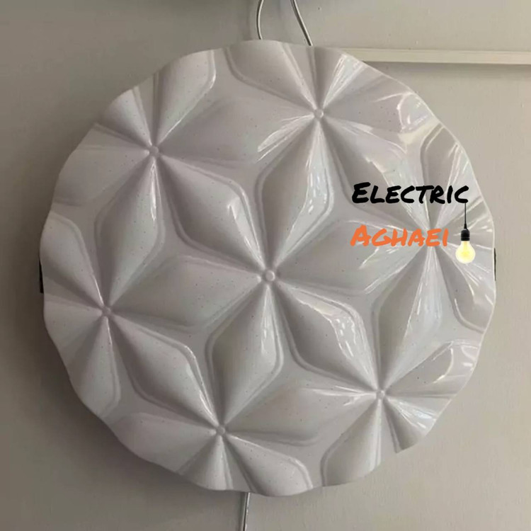 چراغ سقفی گرد طرح گل مودی