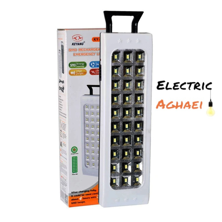 چراغ شارژِی 30 لامپ کیانگ