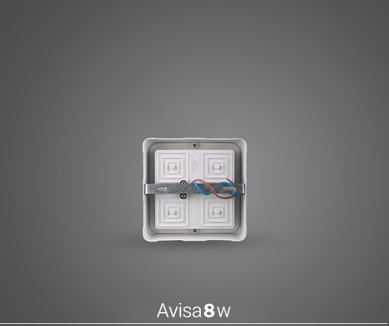 چراغ روکار 8 وات پارس شعاع