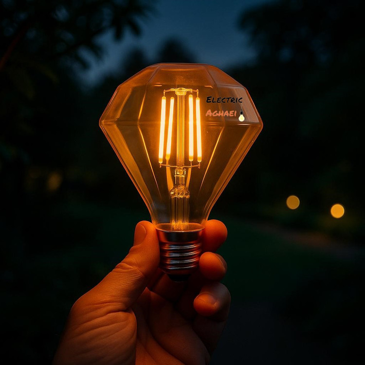 لامپ ادیسونی مخروطی اپتونیکا