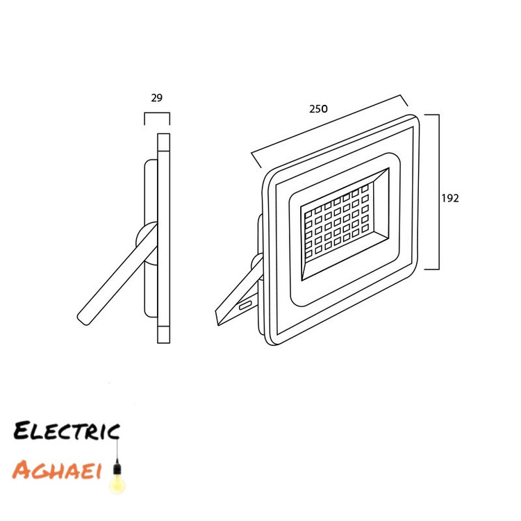 150 وات هانیس پرتو نور توس